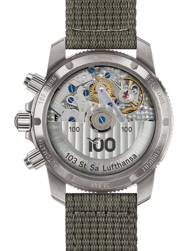 Sinn x Lufthansa: 103 St Sa Lufthansa: case back