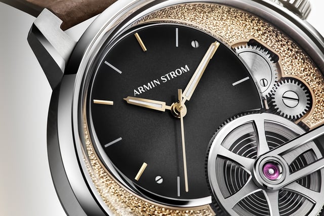 Armin Strom: Tribute² Aurum, detail 