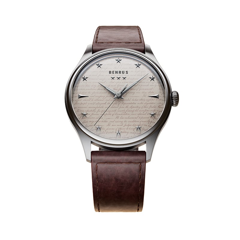 Benrus #3061 250th Anniversary Limited Edition: Front
