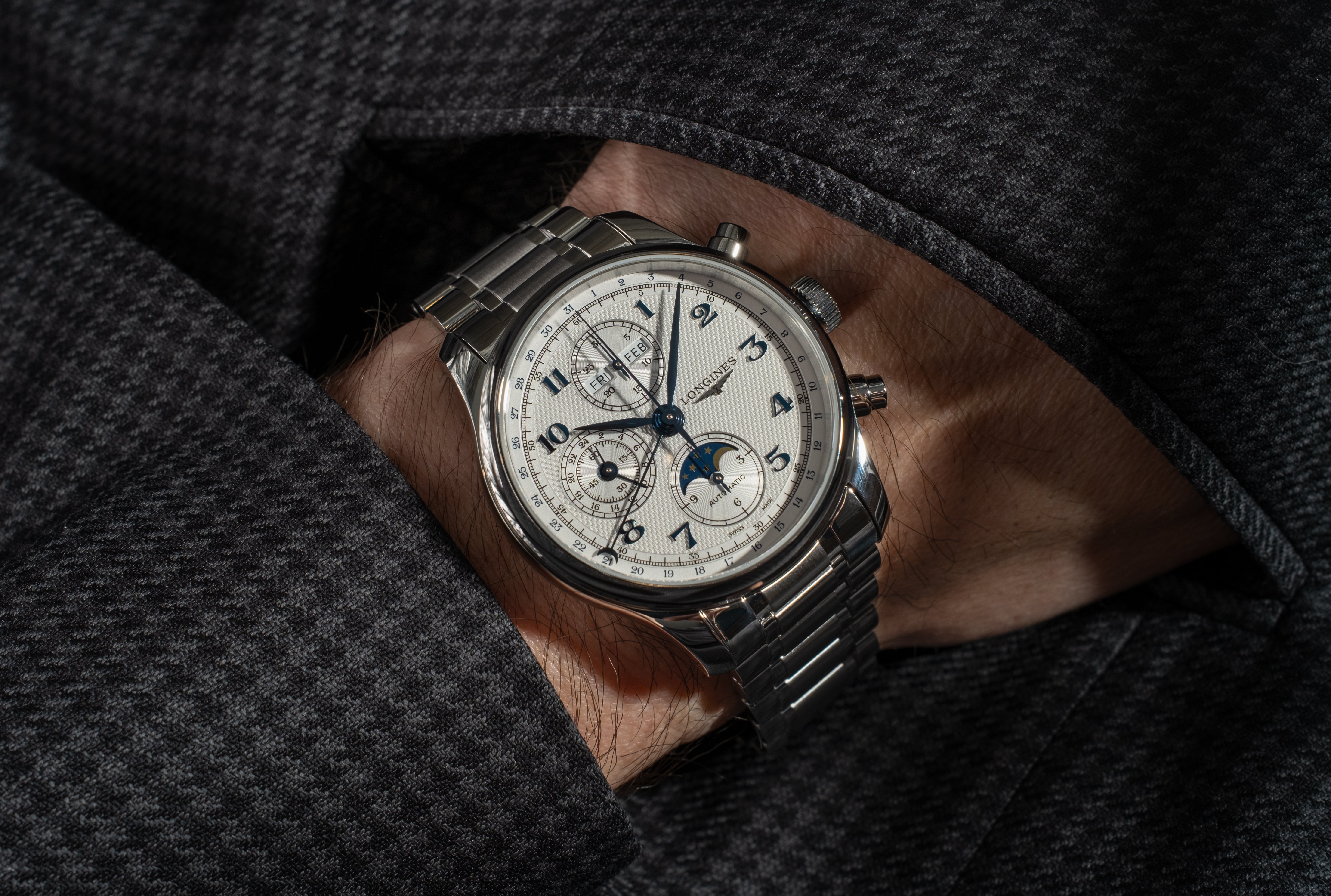 Longines Master Collection Chrono Moonphase, L2.962.4.73.6: dial