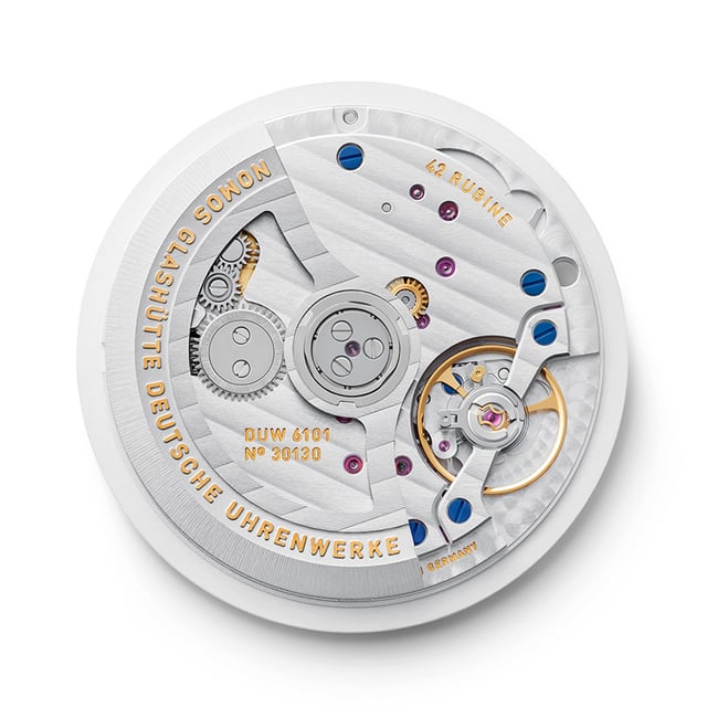 Nomos Glashuette Tangente neomatik 38 Update Forest Green: caliber