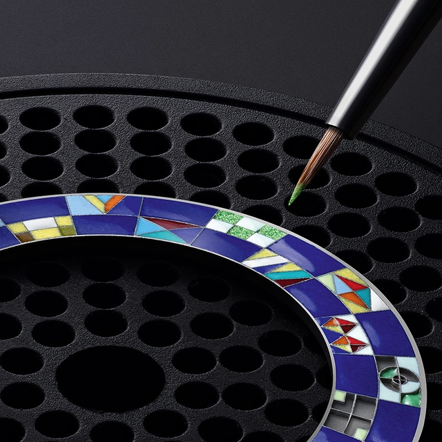 Louis Vuitton Escale Worldtime Flying Tourbillon, W3PT41, dial enamel