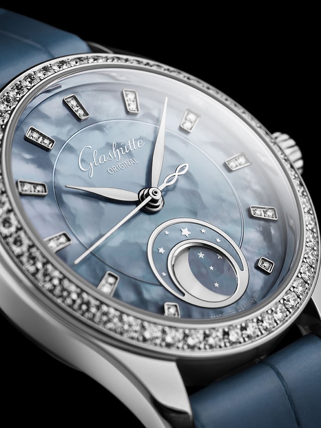 Glashütte Original Lady Serenade, ref. 1-35-14-04-12-04, dial