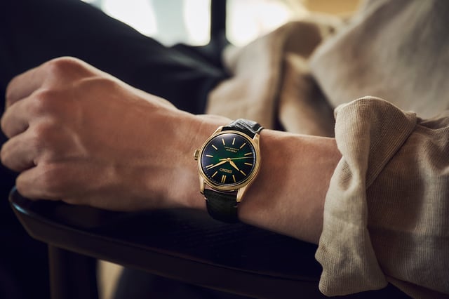 Seiko Presage Classic Series Tradman‘s Bonsai Limited Edition HCC009J1: wrist