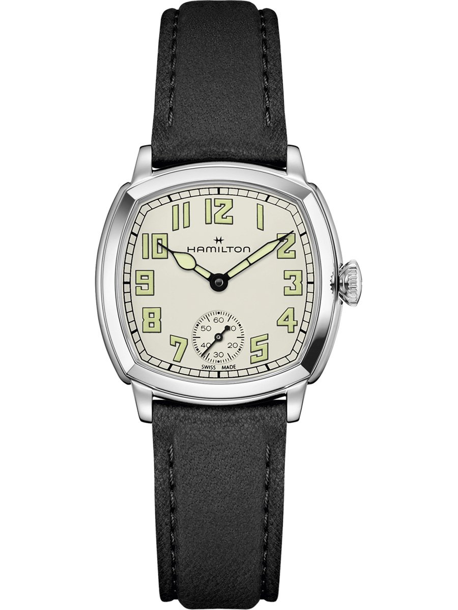 Hamilton American Classic Cushion Mechanical 30 mm, ref. H36109720: front
