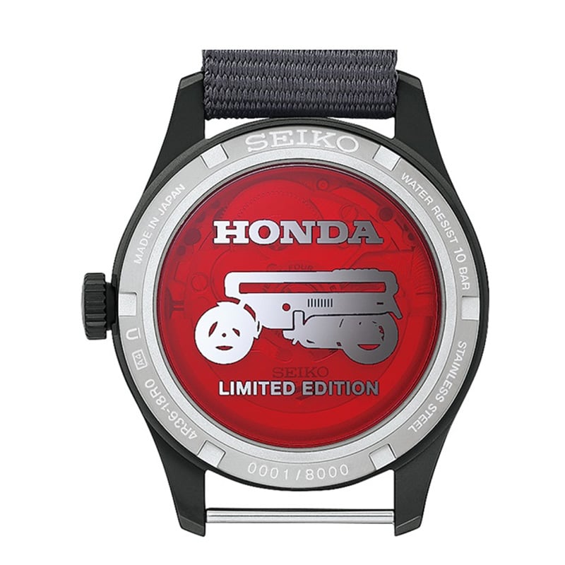 Seiko 5 Sports Field Series Motocompo Limited Edition HDB010K1: case back