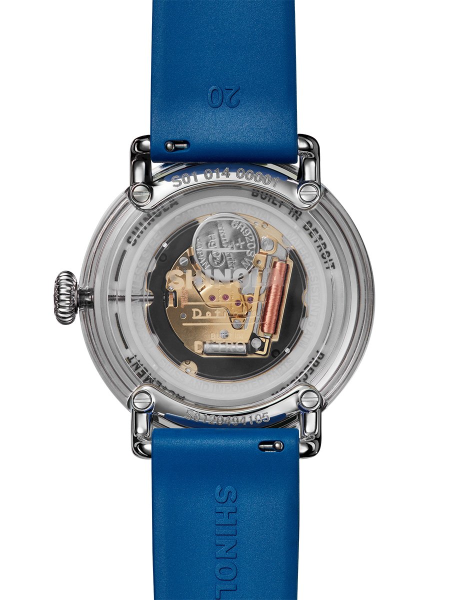 Shinola Detrola Watch Theory Cool: case back