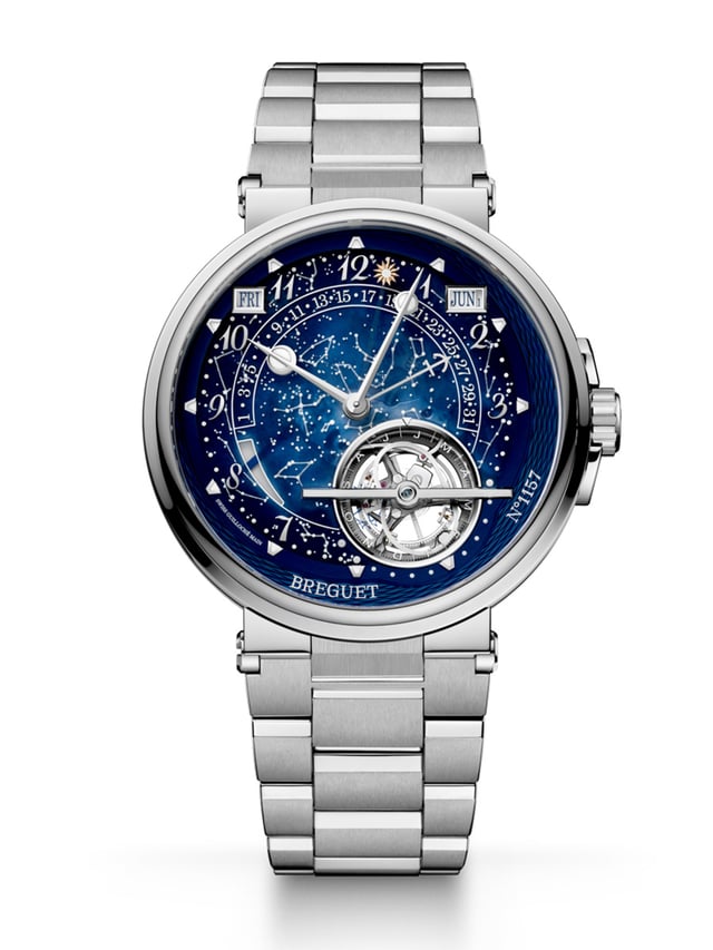 Breguet Marine Tourbillon Équation Marchante 5887PT: Front