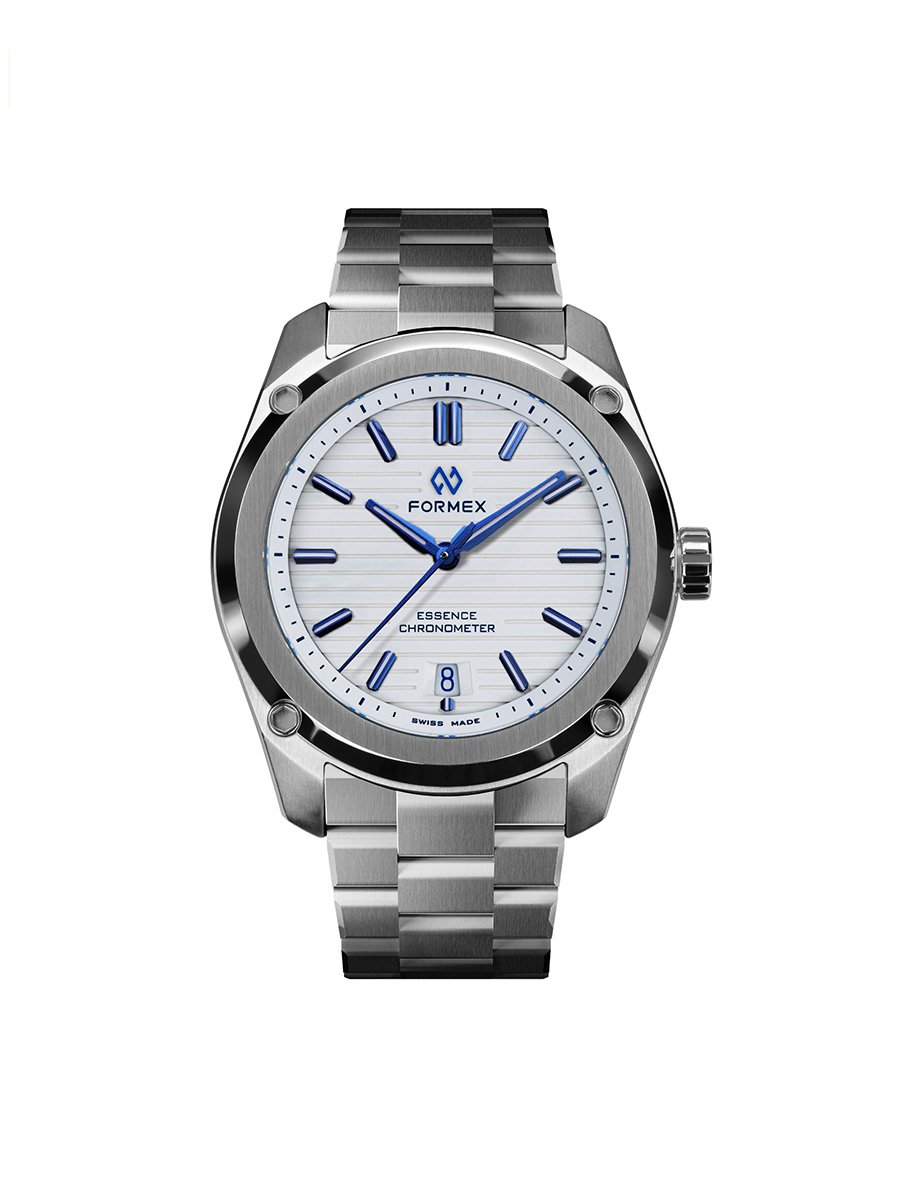 Formex Essence 39 mm Automatic COSC Alpine White: Front
