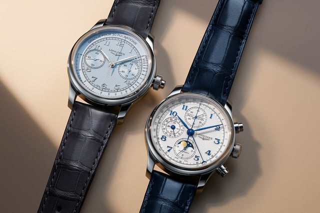 Longines Master Collection Monopusher Chrono and Longines Master Collection Chrono Moonphase: title