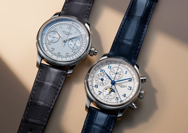 Longines Master Collection Monopusher Chrono and Longines Master Collection Chrono Moonphase: title