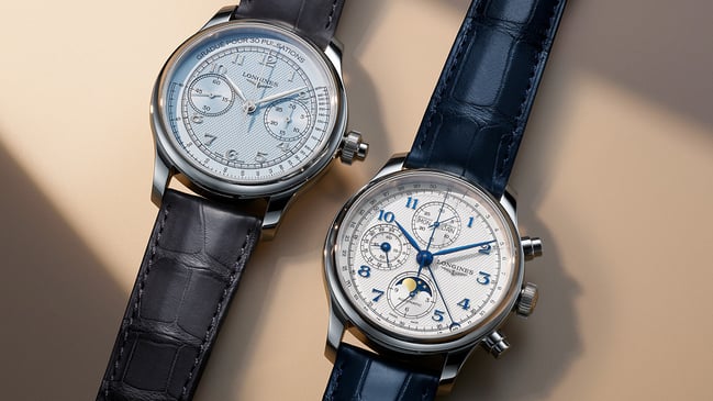 Longines Master Collection Monopusher Chrono and Longines Master Collection Chrono Moonphase: title