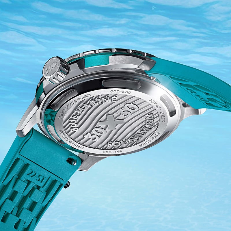 Christopher Ward The Trident 30x30: case back