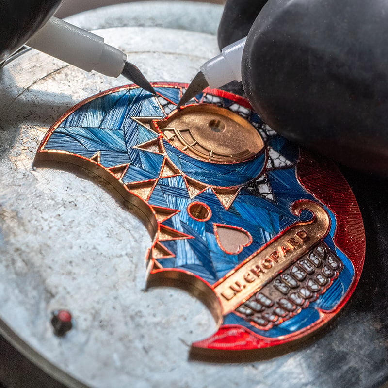 Chopard L.U.C Full Strike 'Día de los Muertos' Edition 13: Making of the dial 2