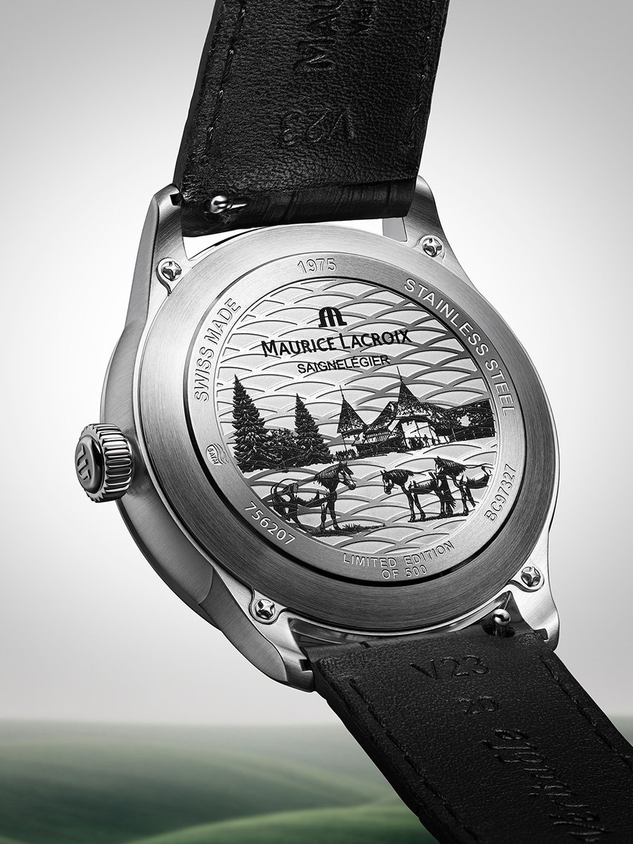 Maurice Lacroix 1975 Legacy: case back