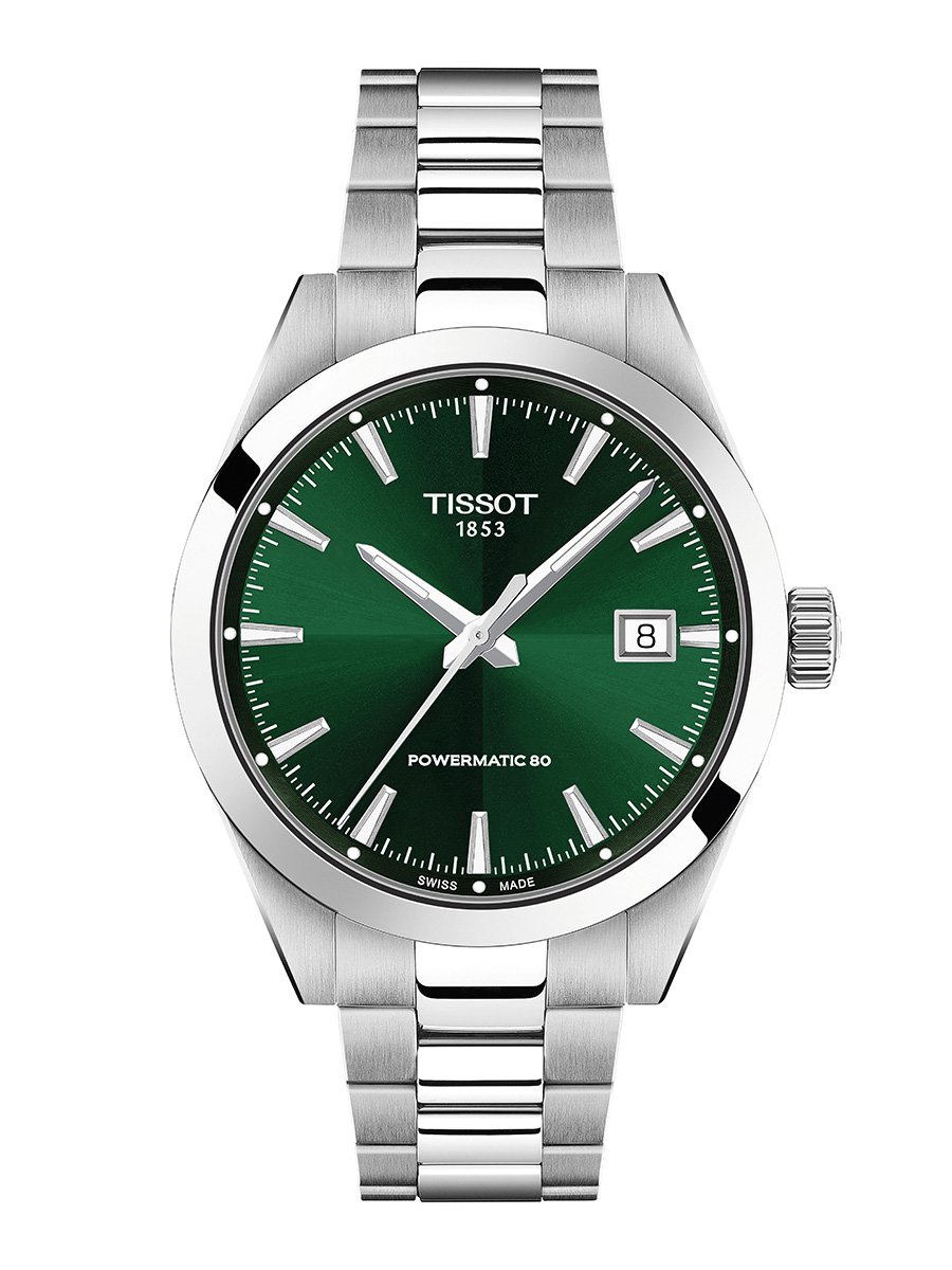 Tissot Gentleman 38mm, ref. T165_807_11_091_00, green, front