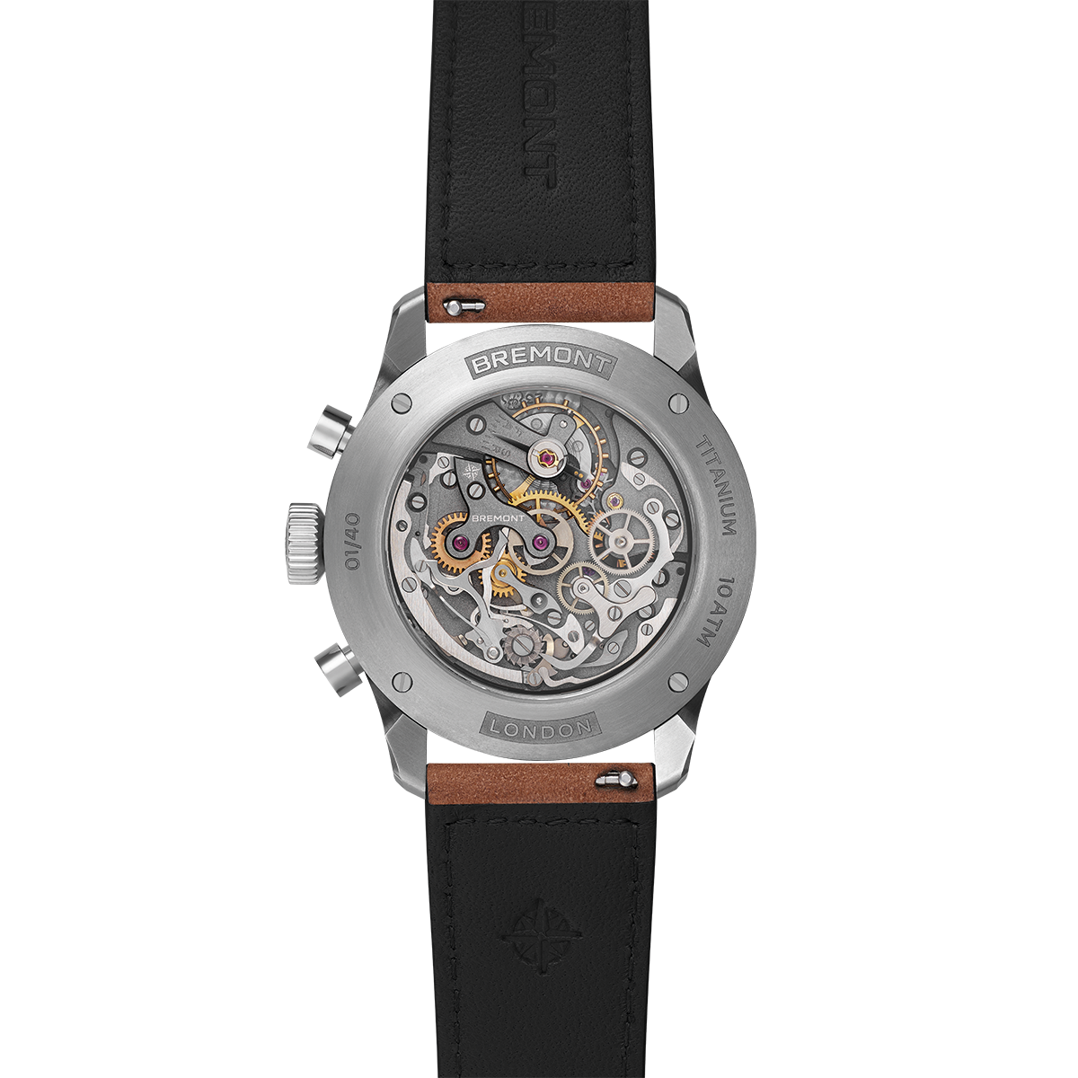 Bremont: Altitude Chronograph Pulsograph Valjoux 23, case back