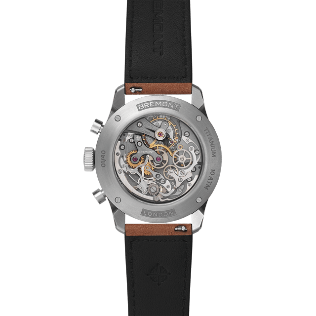 Bremont: Altitude Chronograph Pulsograph Valjoux 23, case back