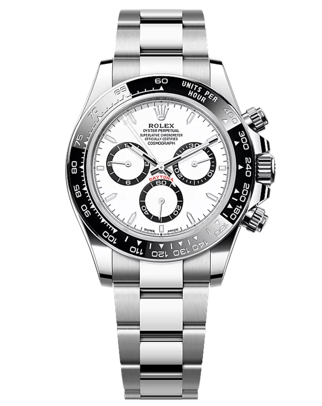 The waiting lists for the Rolex Daytona have been packed for years, automatic chronograph made of stainless steel