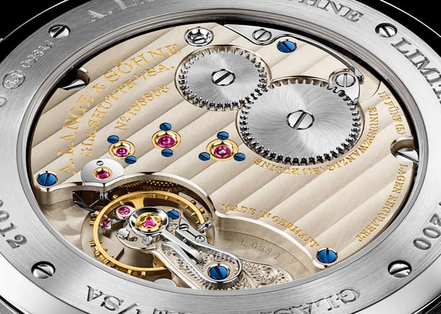 Luxury watch by A. Lange & Söhne with mechanical movement