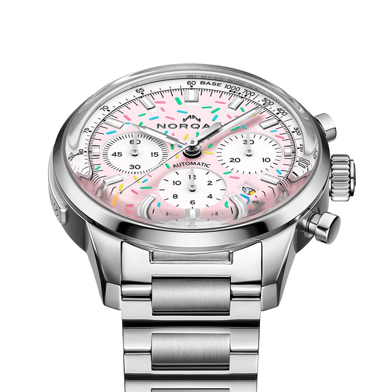 Norqain: Freedom Chrono Enjoy Life “Sprinkles”, case