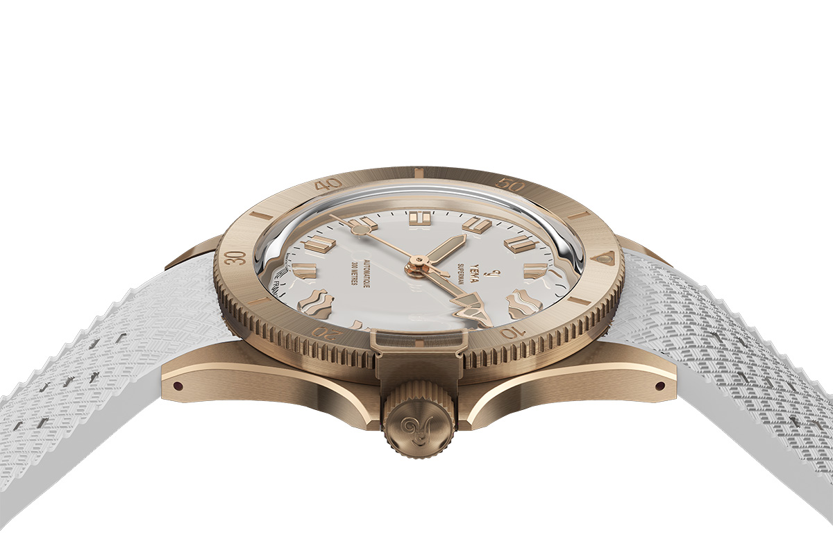 Yema Superman Bronze CMM.10: white, profile