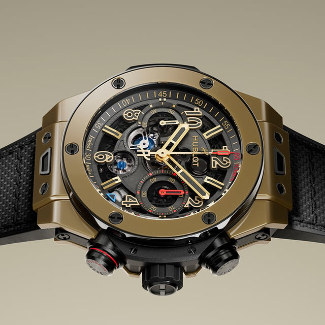 Hublot: Big Bang Reloaded Magic Gold, Dial
