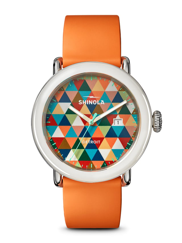 Shinola Detrola Watch Color Theory Warm: Front