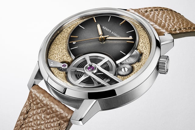 Armin Strom: Tribute² Aurum, Dial
