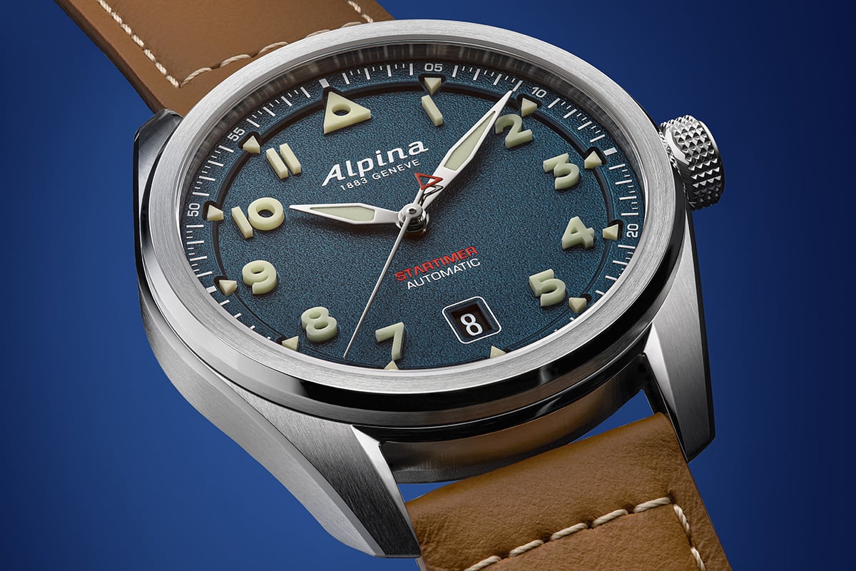 Alpina Startimer Pilot Automatic, AL-525NW4S36, dial