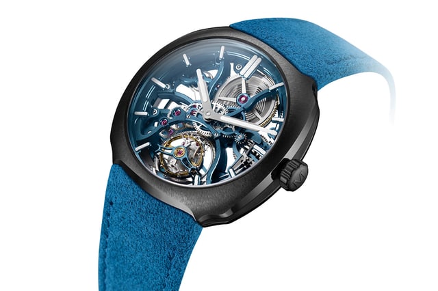 H. Moser Streamliner Tourbillon Skeleton Ceramic Alpine Limited Edition: title