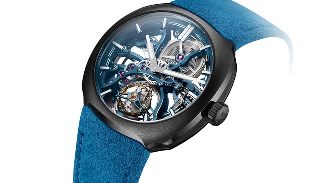 H. Moser Streamliner Tourbillon Skeleton Ceramic Alpine Limited Edition: title