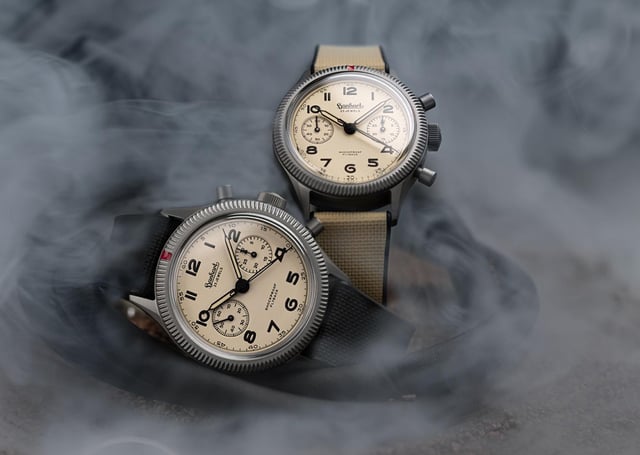 Hanhart 417 TI Desert Pilot Limited Edition, title