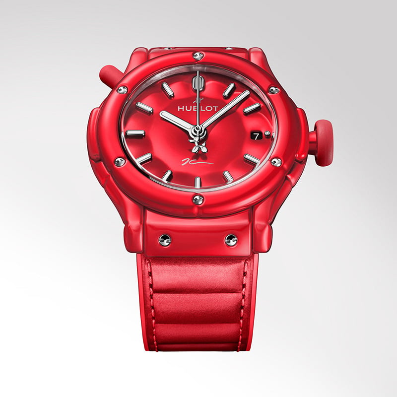 Hublot Classic Fusion Balloon Dog By Jeff Koons Silver Red: Front