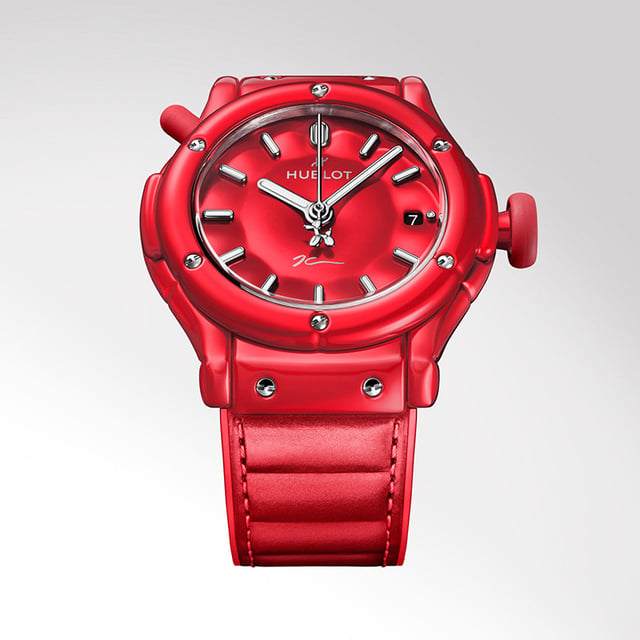 Hublot Classic Fusion Balloon Dog By Jeff Koons Silver Red: Front
