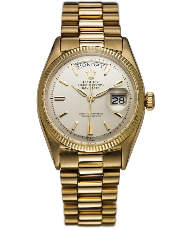 Vintage Rolex Day-Date, gold watch with automatic movement