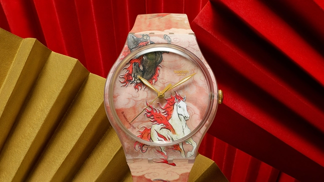 Swatch: Riding the Clouds, Title