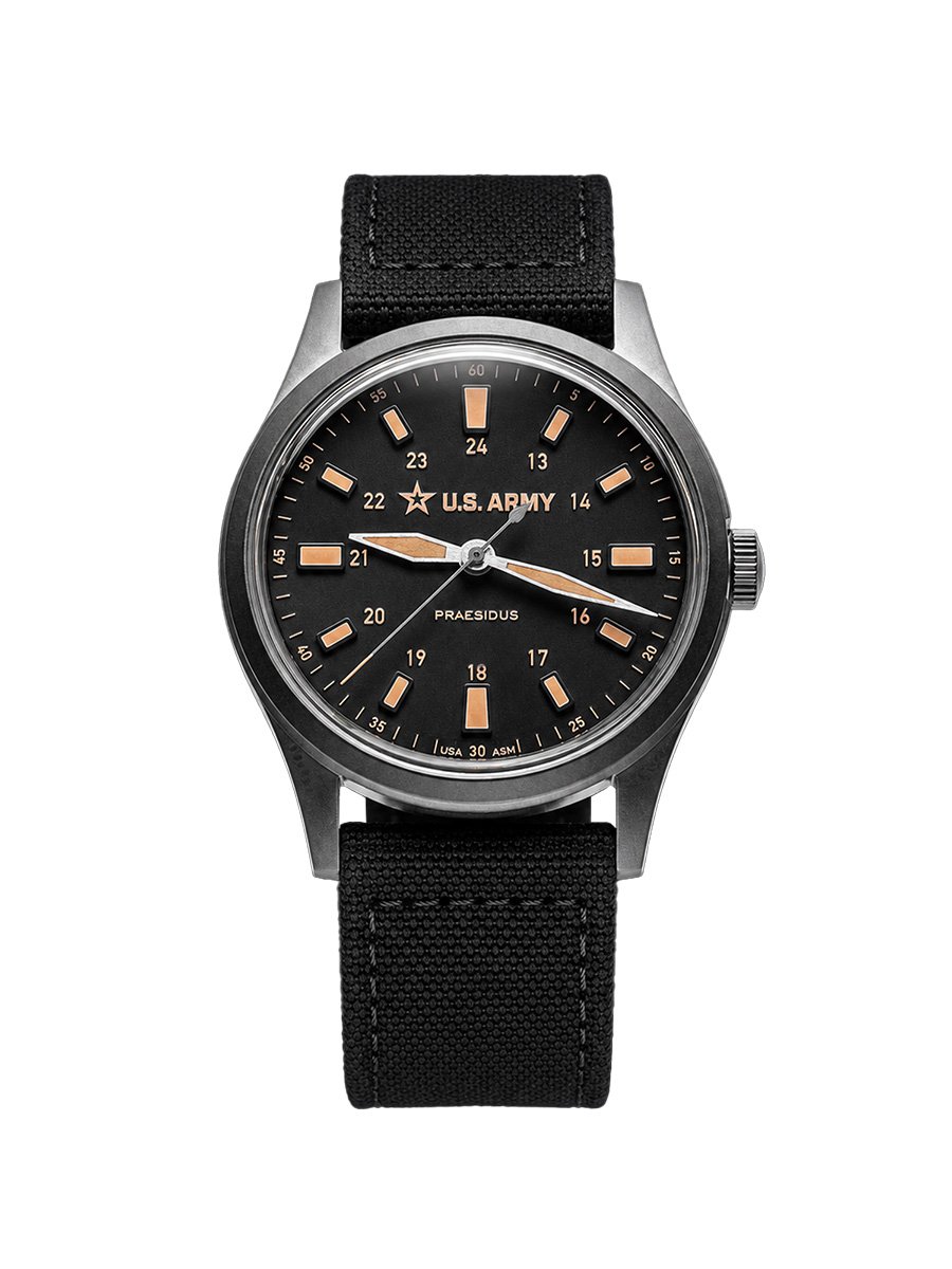 Praesidus Field U.S. Army Gun Patina Quartz: Front