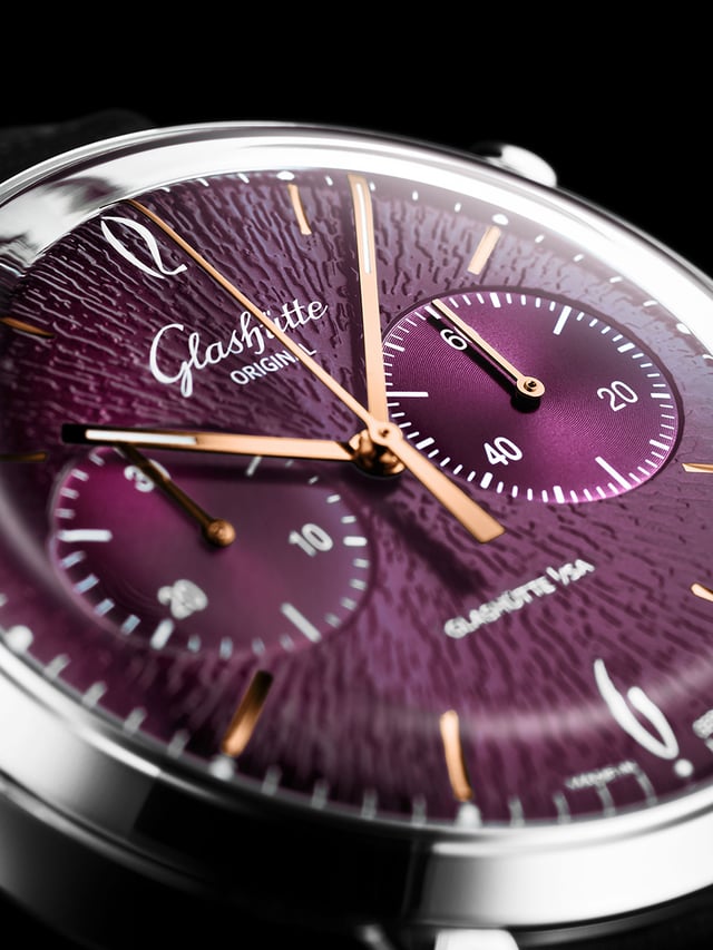 Glashütte Original Sixties Chronograph Annual Edition, 1-39-34-08-22-04, Dial