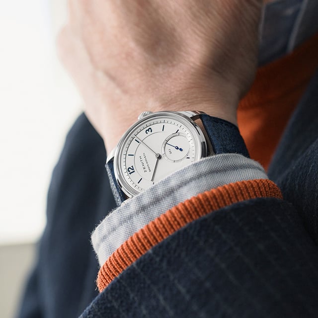 Zenith G.F.J. Double Signed with Naoya Hida & Co, wrist