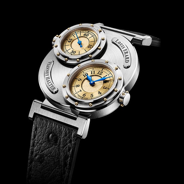 Louis Erard x Vianney Halter Futur Antérieur Gold: dial