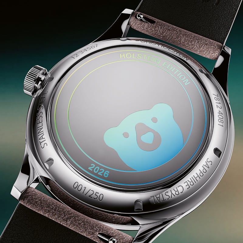 Oris Hölstein Edition 2026, case back