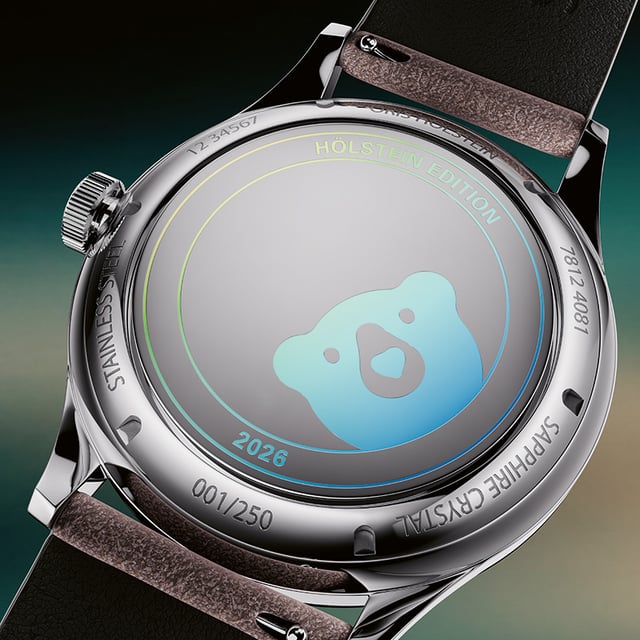 Oris Hölstein Edition 2026, case back