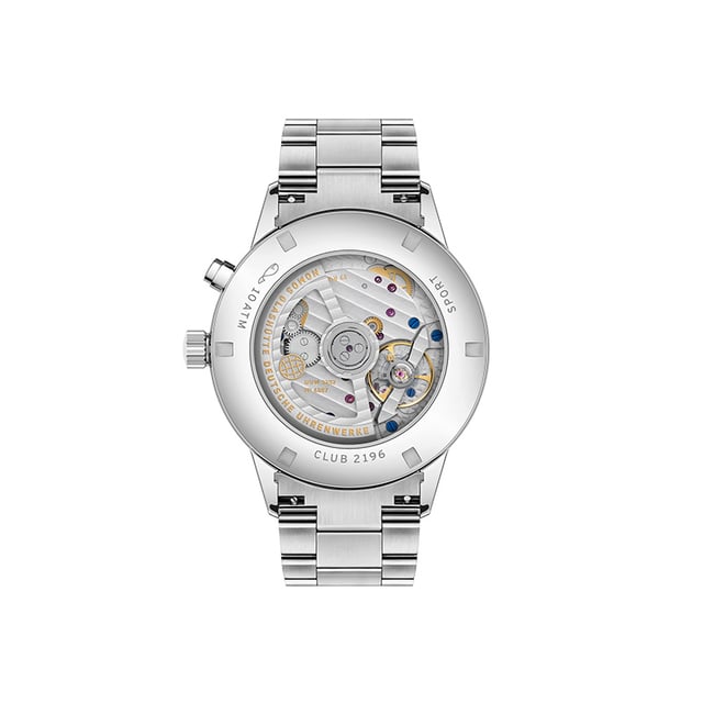 Nomos Glashütte Club Sport neomatik Worldtimer dark: case back
