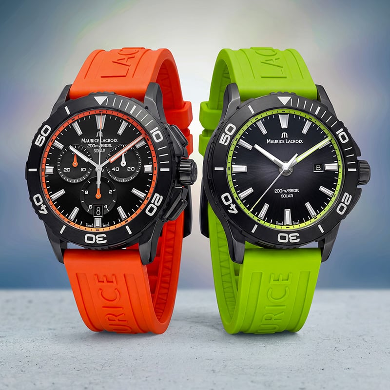 Maurice Lacroix Pontos S Solar and Pontos S Solar Chronograph, Front