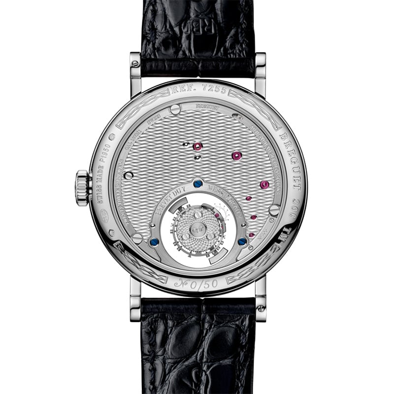 Breguet Classique Tourbillon Sidéral 7255: case back