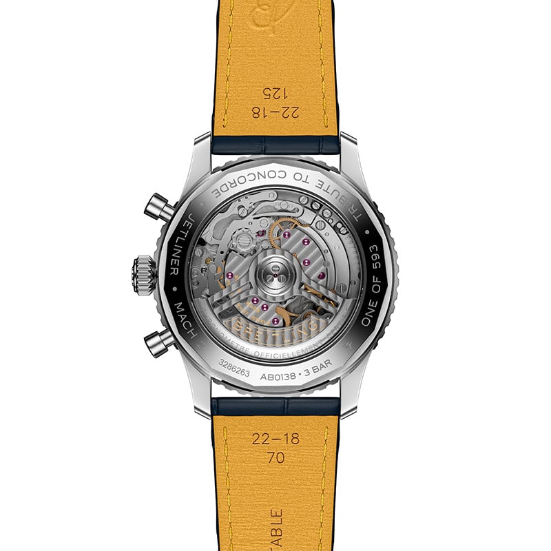 Breitling: Navitimer B01 Chronograph 43 Tribute to Concorde, case back