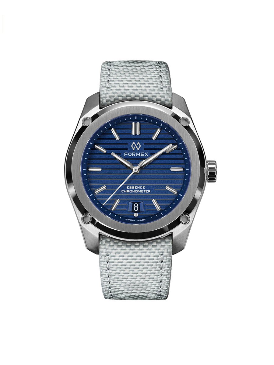 Formex Essence 39 mm Automatic COSC Blue: Front