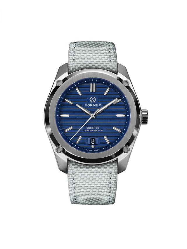 Formex Essence 39 mm Automatic COSC Blue: Front