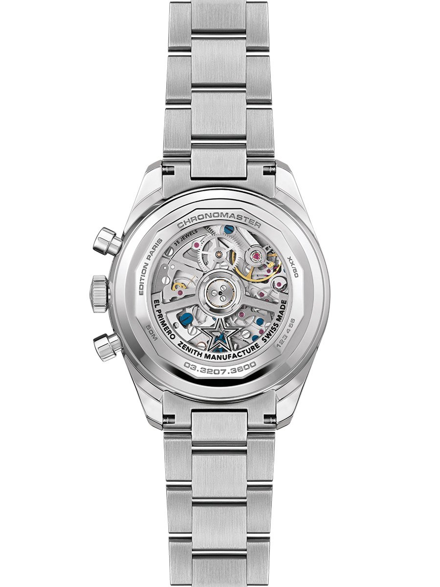 Zenith Chronomaster Original Edition Paris: case back